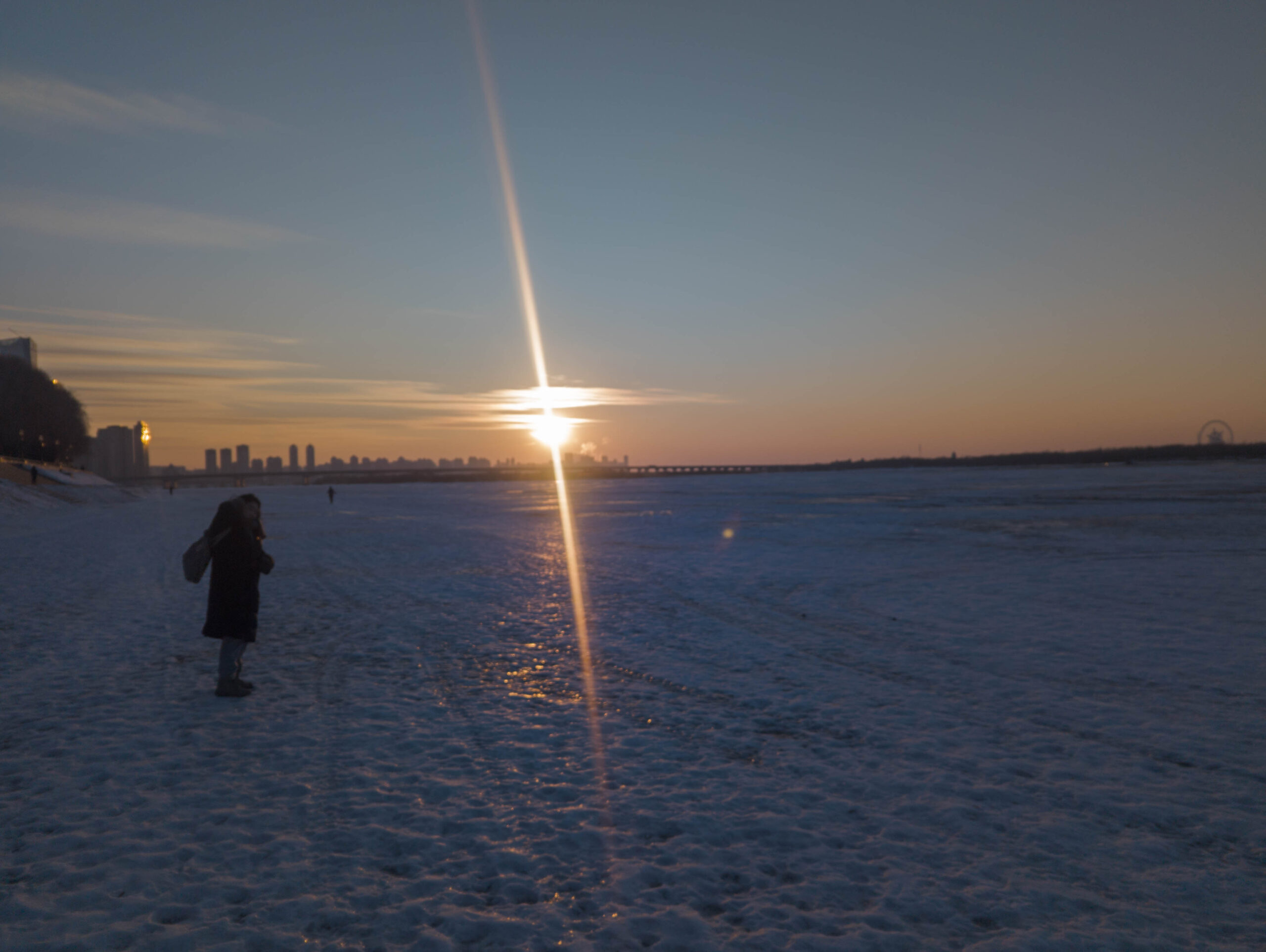 Songhua River sunset