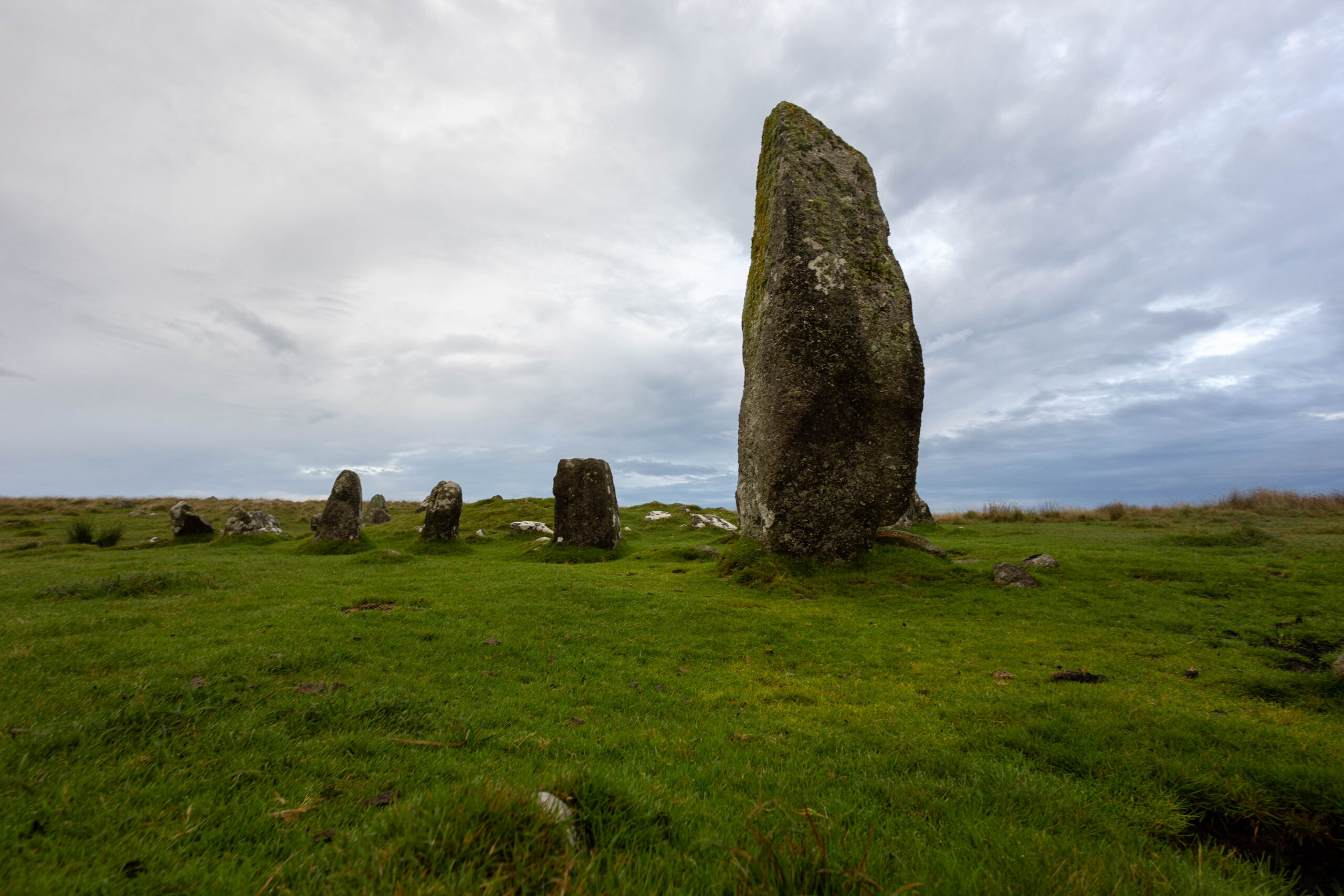 Down Tor Stone Circle & Row