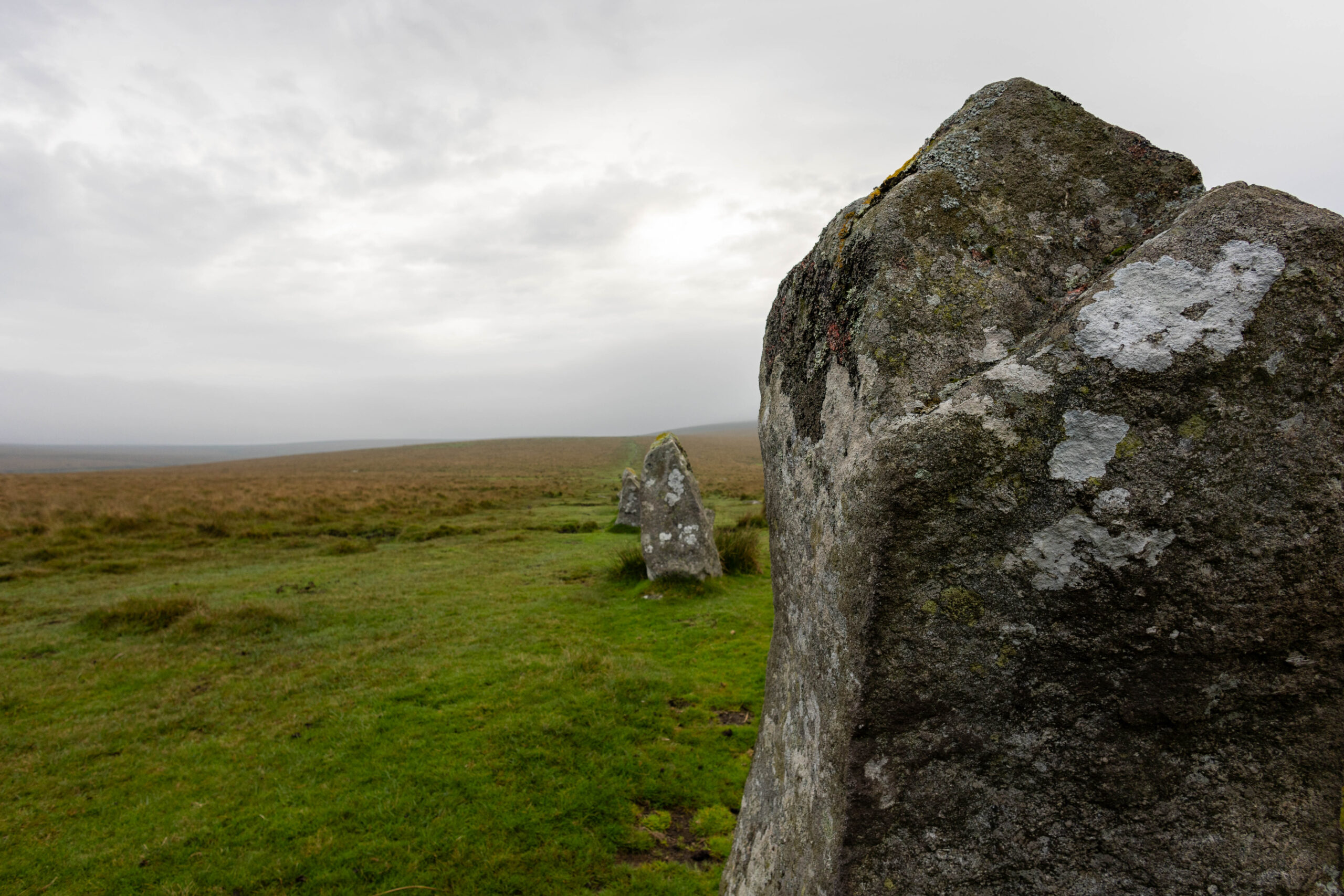 Down Tor Stone Circle & Row