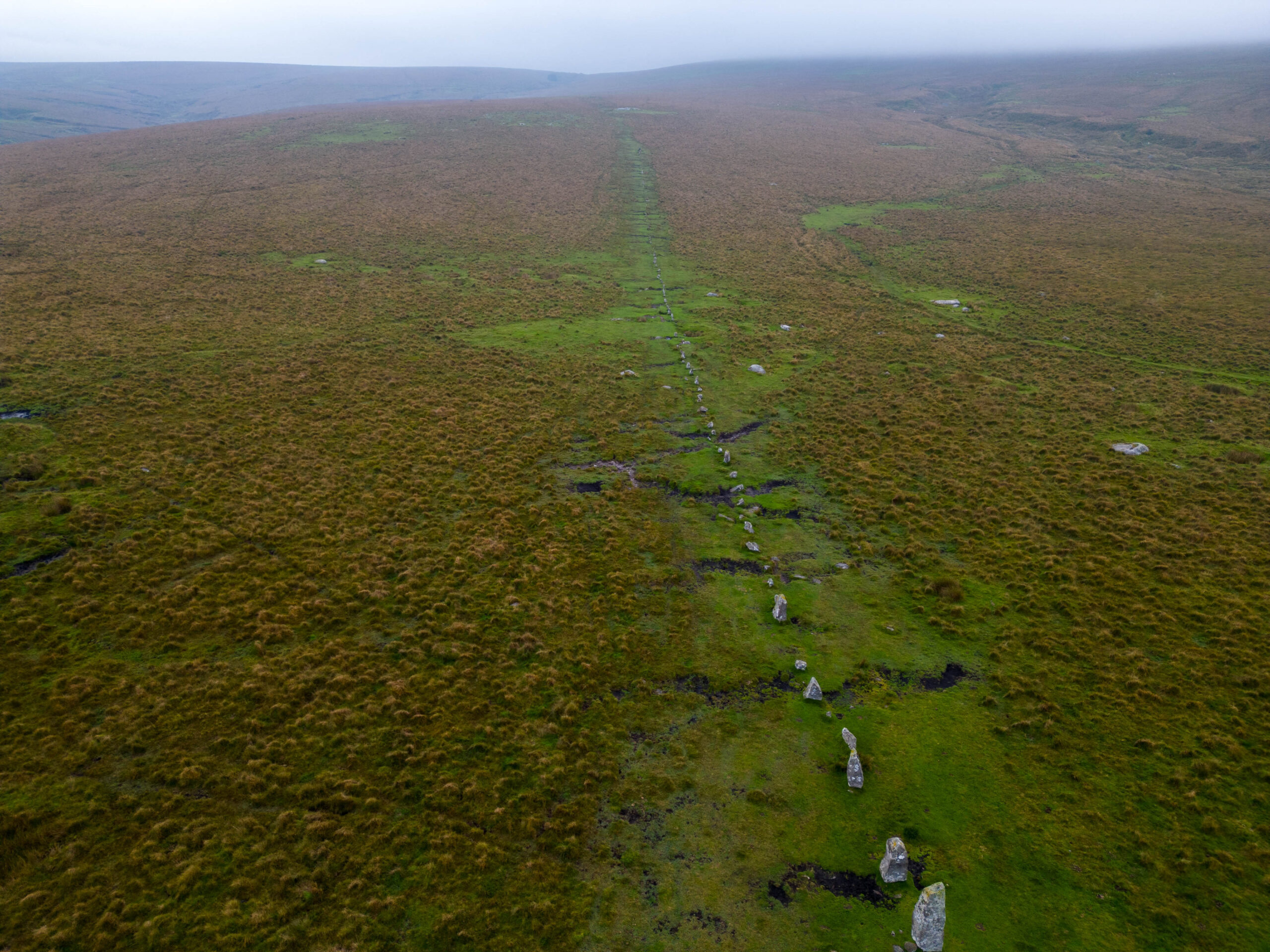 Down Tor Stone Circle & Row