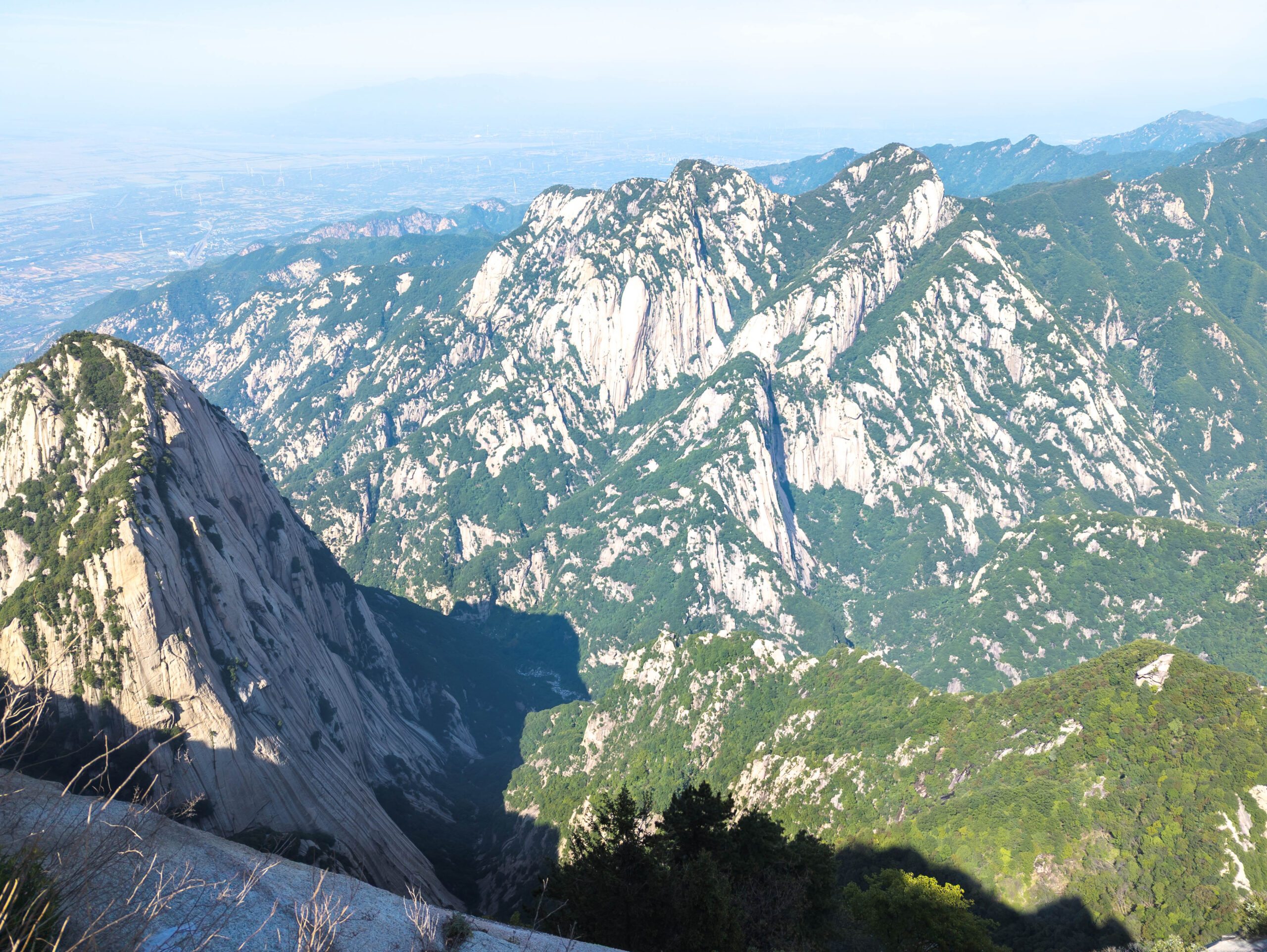 Across the mountains